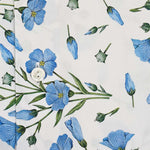 1000 11715 03 SLIM SHIRT | BLUE FLOWER