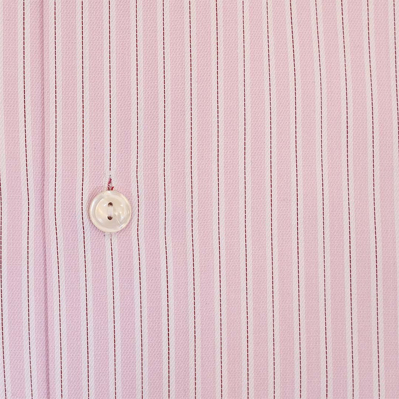 1000 11114 51 SLIM SHIRT | LIGHT RED STRIPED