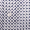 DOTTED SLIM FIT SHIRT | WHITE/BLUE