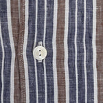 1000 03224 29 SLIM SHIRT | BROWN STRIPE